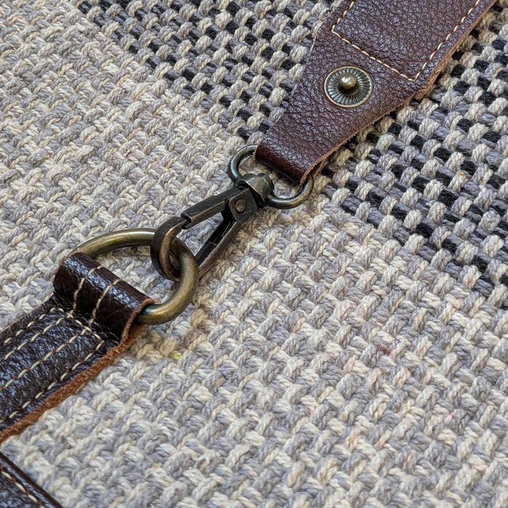 Myra Bag Crossbody Purse Texurized Look & Leather - Picture 11 of 15